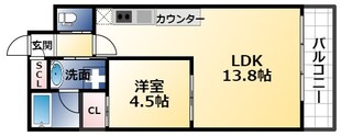 プレジオ今福鶴見の物件間取画像